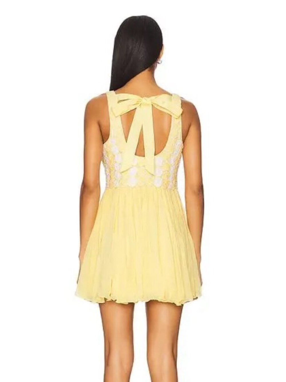 Camila Coelho Margarida Mini Dress in Yellow - Picture 5 of 12